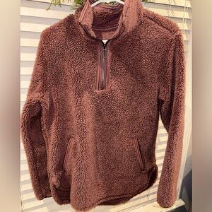 3/4 Sherpa pullover